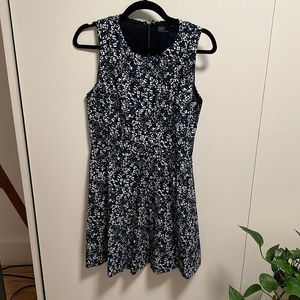 Gap Dress In Black Floral Print - Size 4 - image 1